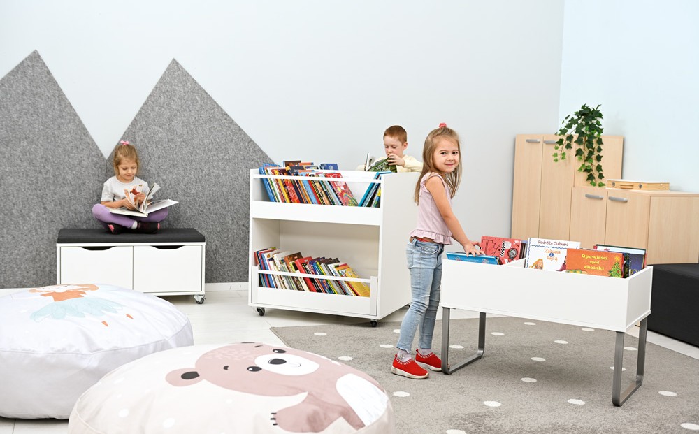 Aménagement d'espace scolaire avec mobilier Kidea